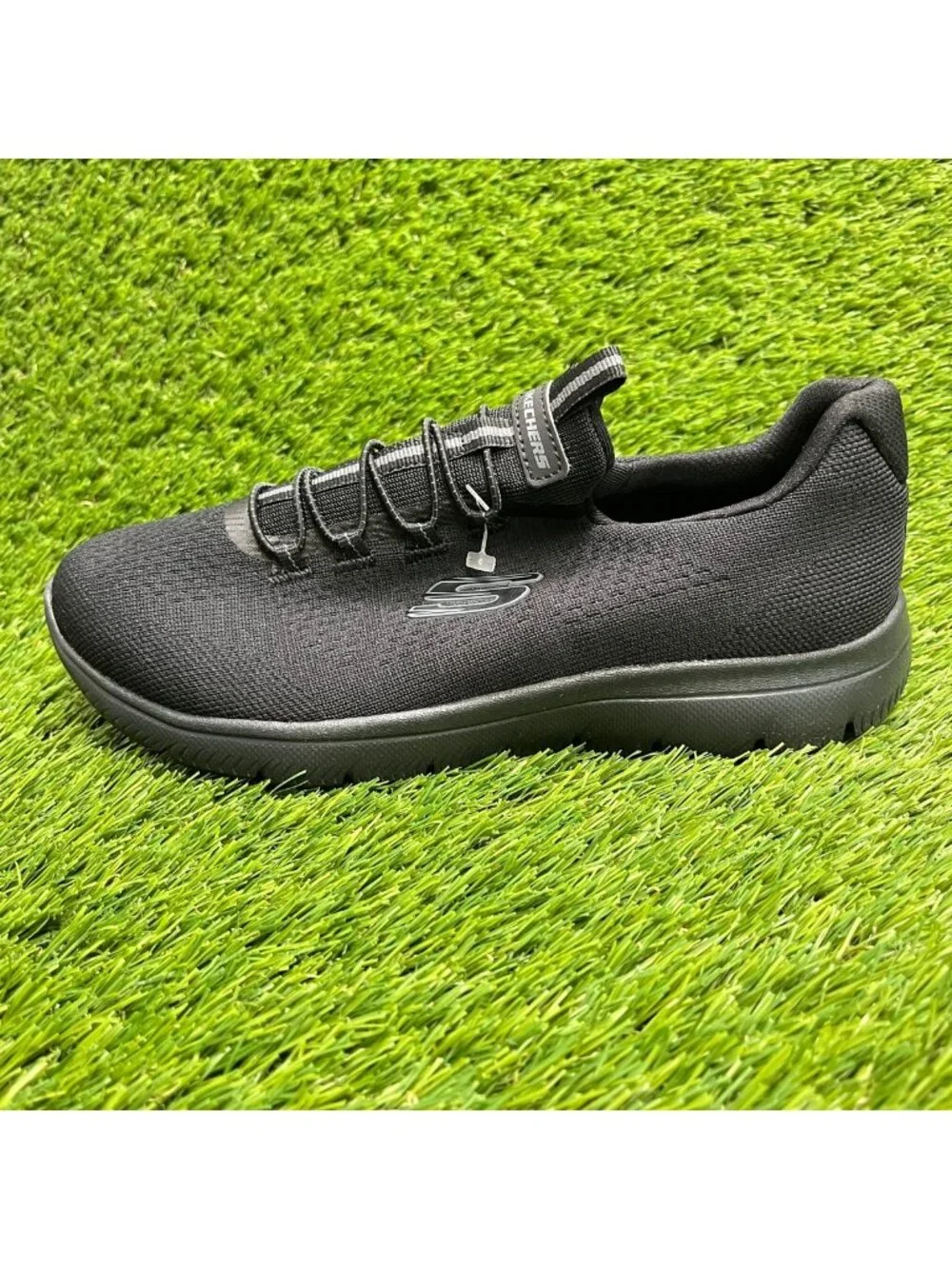 Skechers Summits-Radiant Flow Womens Size 6.5D Black Running Shoes Sneakers